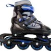 AMIGO Fuse Inlineskates - Skeelers Voor Jongens En Meisjes - Zwart/Blauw - Maat 30-33