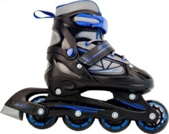 AMIGO Fuse Inlineskates - Skeelers Voor Jongens En Meisjes - Zwart/Blauw - Maat 30-33
