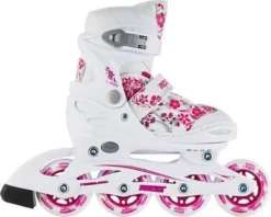 Roces Compy 8.0 Girl Wit/Roze 30-33 -Merkloos Verkoop 1200x960