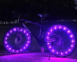 BOTC Wielverlichting Fiets - 20 Holders - Spaakverlichting LED - Lichtsnoer Fietswiel - Fiets Wiel Licht - 20 Leds - 220CM - Roze -Merkloos Verkoop 1200x964 4
