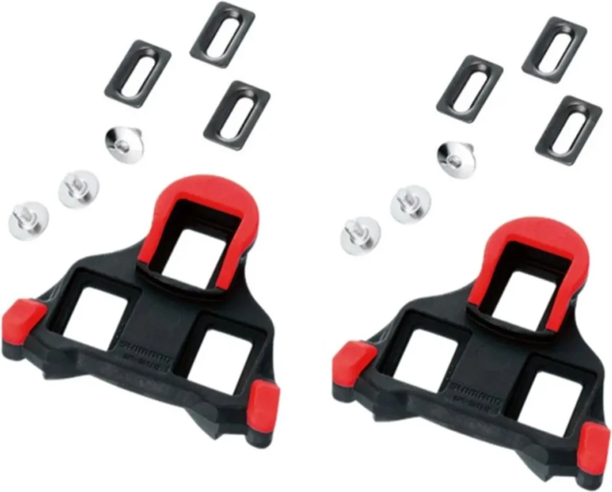 Shimano Schoenplaatjes Spd-sl Sm-sh10 0° Speling Rood 4 Shimano Schoenplaatjes Spd-sl Sm-sh10 0° Speling Rood - Afbeelding 4
