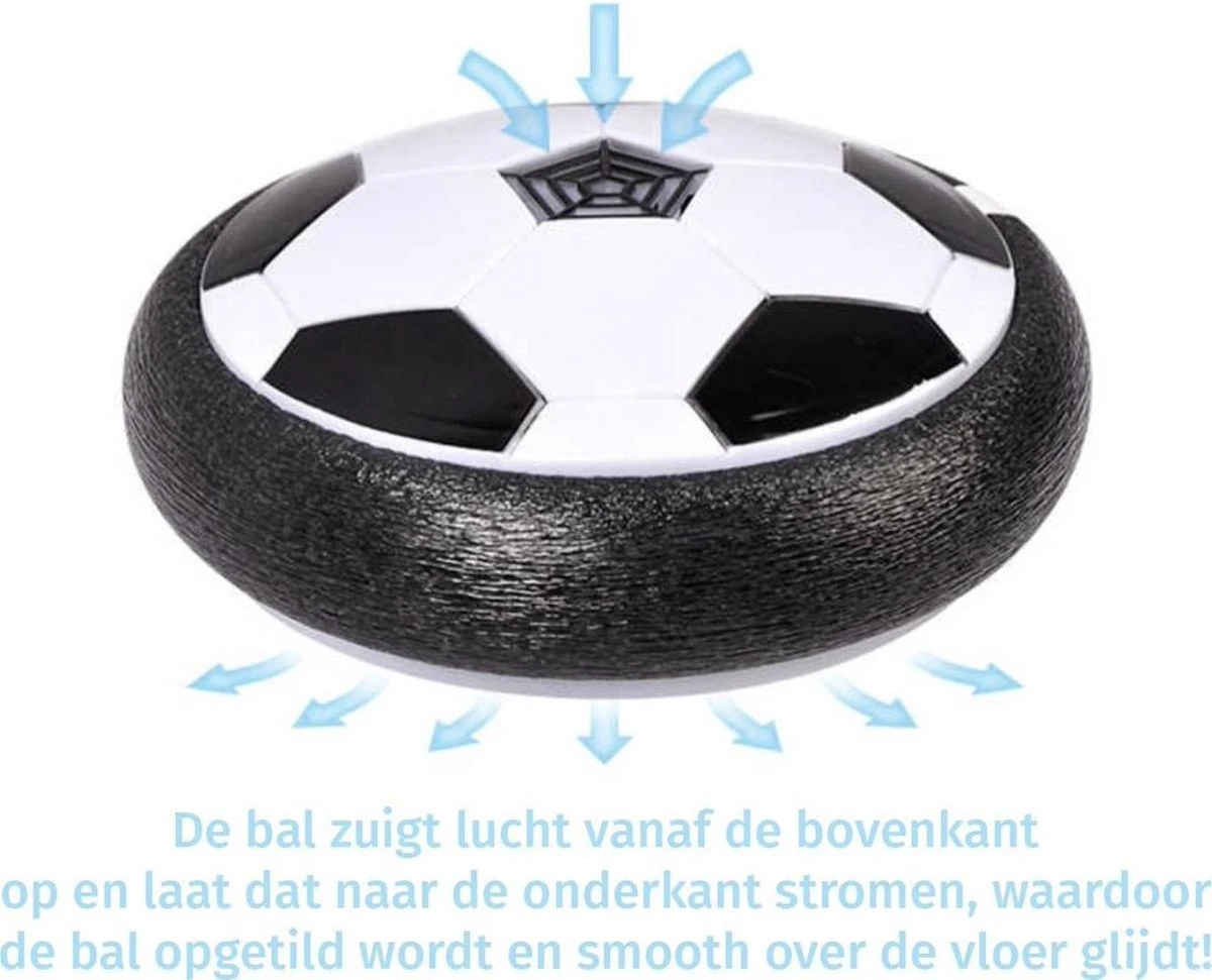 Blossombel Zwevende Hover Bal Met LED Verlichting - Binnen Voetbal- Spelgoed -met Gratis Schroevendraaier + 4 Batterijen 6 Blossombel Zwevende Hover Bal Met LED Verlichting - Binnen Voetbal- Spelgoed -met Gratis Schroevendraaier + 4 Batterijen - Afbeelding 6