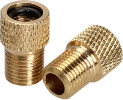 Verloopnippel FV DV Naar AV - 2 Stuks - Hoge Kwaliteit - Frans Presta Dunlop Naar Auto Schrader Ventiel Adapter - RSE-Shop.NL