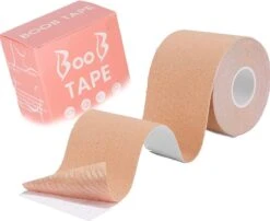 Merkloos Boob Tape - 100% Huidvriendelijk - Plak BH - 5 Meter - Fashion Tape - Borst Tape - Booblifting Effect