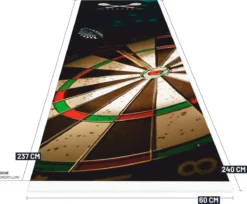 Studio M - Darts Dartmat Price - 60x240cm - Inclusief Oche (werplijn) - Aangeprezen Door Professionele Spelers - Cadeautip 10 Studio M - Darts Dartmat Price - 60x240cm - Inclusief Oche (werplijn) - Aangeprezen Door Professionele Spelers - Cadeautip -Merkloos Verkoop 1200x992 8