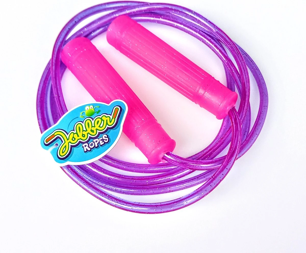 Jobber Ropes Springtouw - Glitter Springtouw - Kinderen - 210cm 6 Jobber Ropes Springtouw - Glitter Springtouw - Kinderen - 210cm - Afbeelding 6