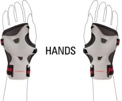 Nijdam Beschermset Junior - Vulcano - Zwart/Grijs/Rood - S 15 Nijdam Beschermset Junior - Vulcano - Zwart/Grijs/Rood - S -Merkloos Verkoop 1200x996