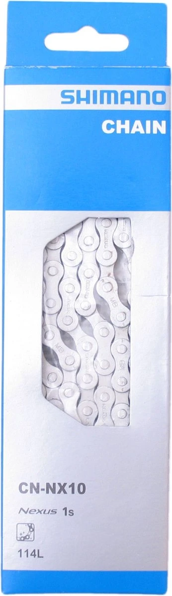 Ketting Shimano Nexus NX10 Anti-roest 1/2" X 1/8" - 114 Schakels 6 Ketting Shimano Nexus NX10 Anti-roest 1/2" X 1/8" - 114 Schakels - Afbeelding 6