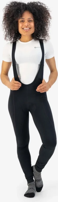 Rogelli Core - Lange Fietsbroek Met Bretels - Dames - Maat L - Zwart -Merkloos Verkoop 346x1200