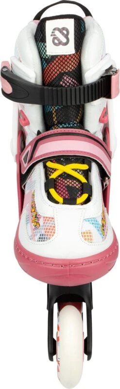 Nijdam Inline Skates Verstelbaar - 38-42 - Fruity Fro-yo - Roze/Wit -Merkloos Verkoop 371x1200 1