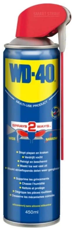 WD-40® Smart Straw® Multi-Use Product - 450ml - Multispray - Smeermiddel, Ontvetter En Anti-Corrosie
