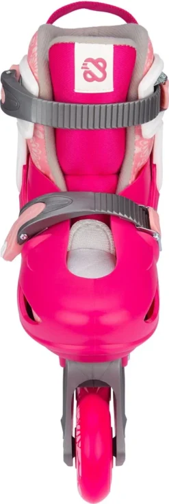 Nijdam 3-in-1 Inline Skates Verstelbaar - Floral Switch - Fuchsia/Wit/Roze/Zilvergrijs - 25-28 -Merkloos Verkoop 403x1200
