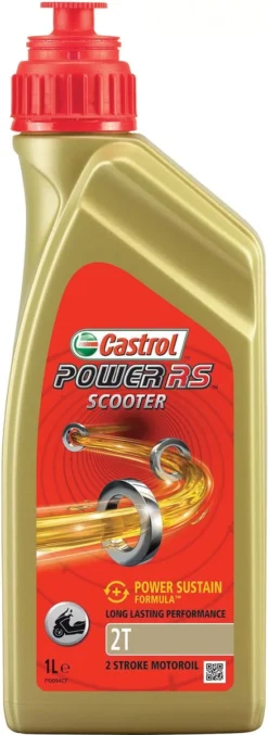 Olie Castrol 1-Liter Power RS Scooter 2T