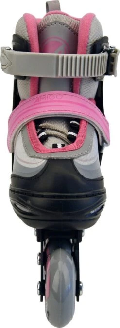 Amigo Slide - Schaatsen Voor Meisjes - Inlineskates Maat 34-37 - Zwart/Roze -Merkloos Verkoop 442x1200