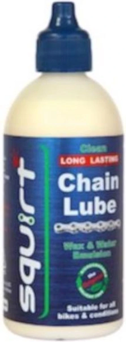 Squirt Kettingwax Dry Lube 120 Ml Blauw/wit 2 Squirt Kettingwax Dry Lube 120 Ml Blauw/wit - Afbeelding 2