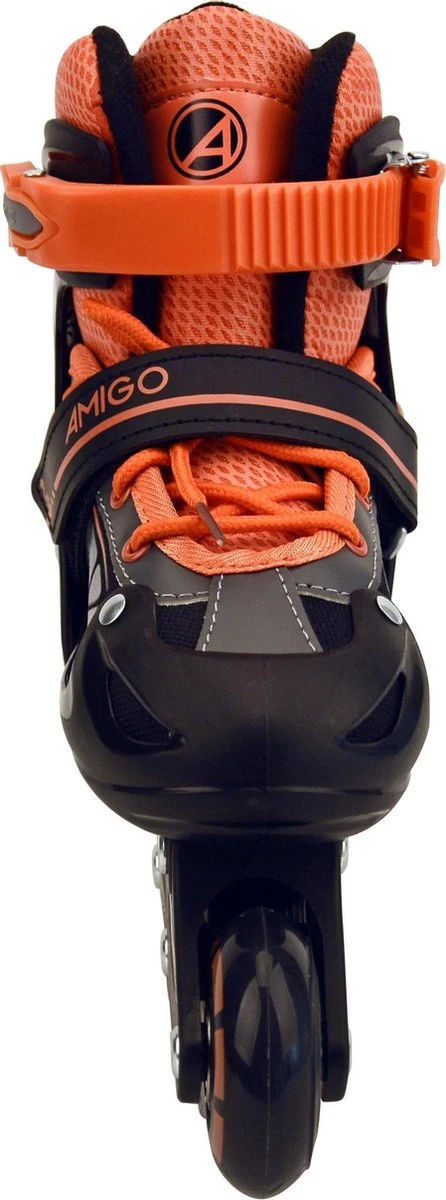 AMIGO Fuse Inlineskates - Skeelers Voor Jongens En Meisjes - Zwart/Oranje - Maat 30-33 2 AMIGO Fuse Inlineskates - Skeelers Voor Jongens En Meisjes - Zwart/Oranje - Maat 30-33 - Afbeelding 2
