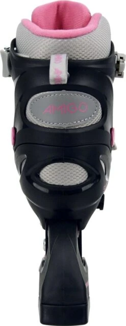 Amigo Slide - Schaatsen Voor Meisjes - Inlineskates Maat 34-37 - Zwart/Roze -Merkloos Verkoop 464x1200 2