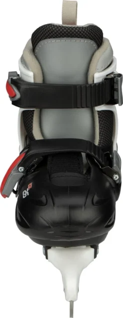 Nijdam IJshockeyschaats Junior Verstelbaar - Hardboot - Zwart/Rood - 38-41 -Merkloos Verkoop 465x1200