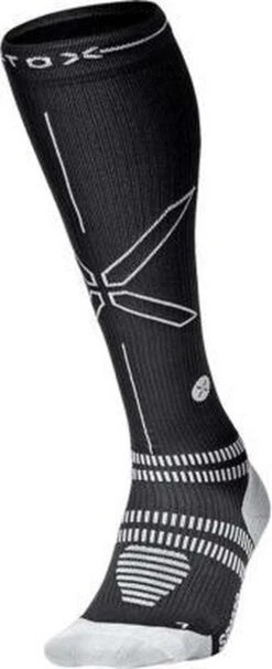 STOX Energy Socks - Sportsokken Voor Mannen - Premium Compressiesokken - Voorkom Blessures & Spierpijn - Sneller Herstel - Minder Vermoeide Benen - Extra Comfort - Verdikt Voet En Hielstuk