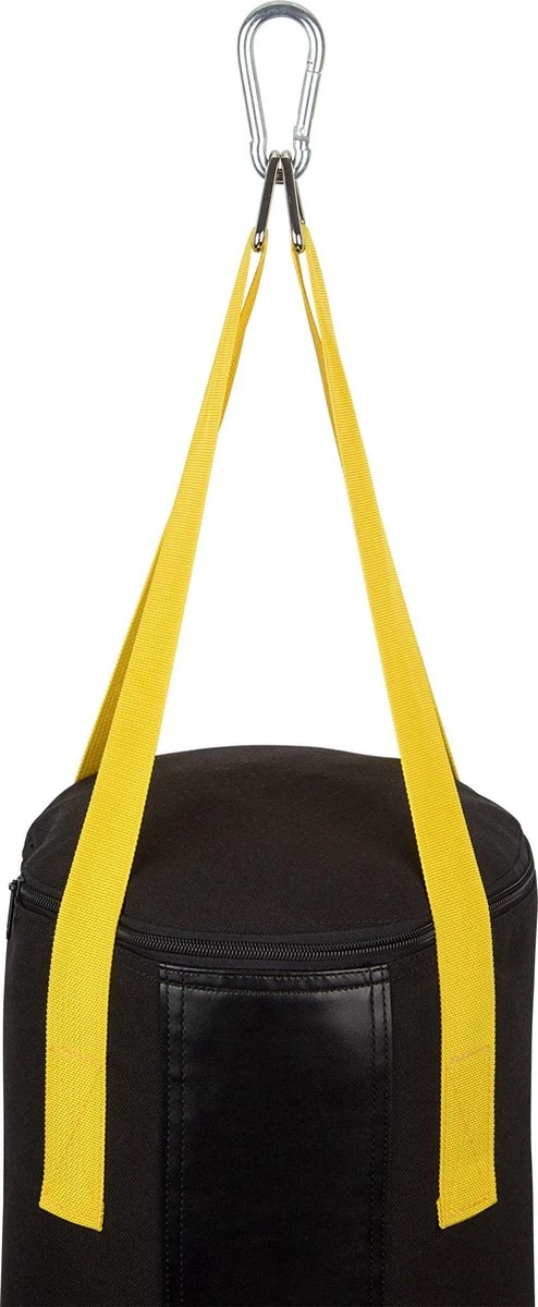 Avento Bokszak - 20 Kg / 100 Cm - Zwart/Geel 2 Avento Bokszak - 20 Kg / 100 Cm - Zwart/Geel - Afbeelding 2