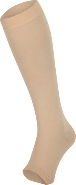 Dunimed Premium Comfort Steunkousen Drukklasse 2 - Open Teen (Per Paar)