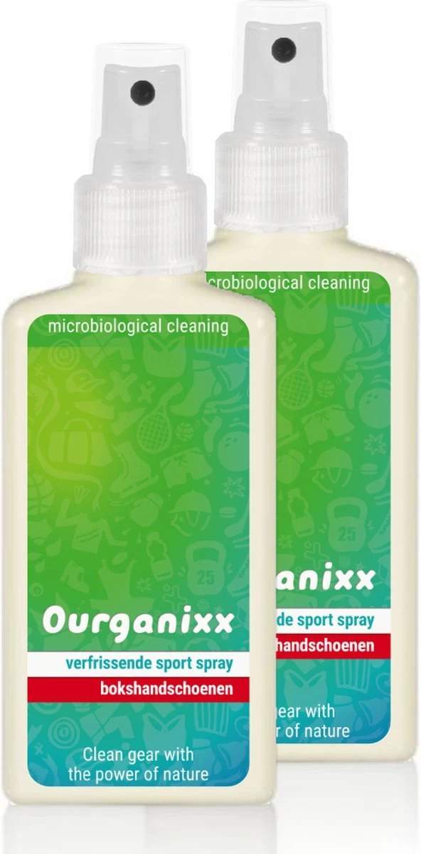 Ourganixx Bokshandschoenen Spray - Frisse Bokshandschoenen, Schoenen En Scheenbeschermers - 2 X 100 Ml 1 Ourganixx Bokshandschoenen Spray - Frisse Bokshandschoenen, Schoenen En Scheenbeschermers - 2 X 100 Ml
