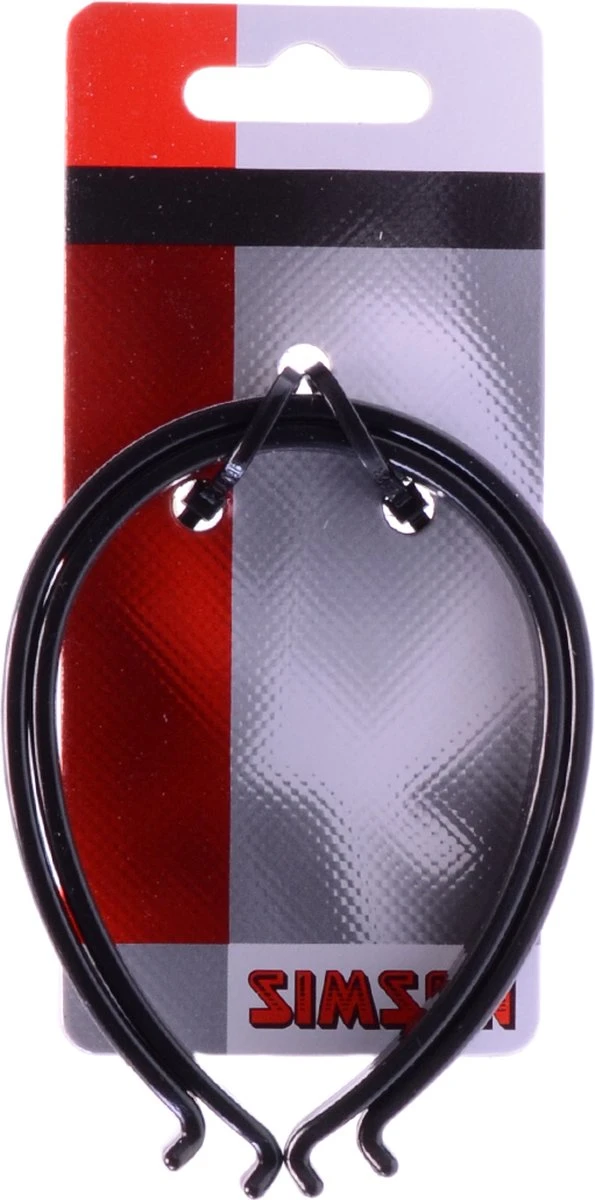 Simson Broekklemmen Kunststof Reflectie Zwart 2 Stuks 1 Simson Broekklemmen Kunststof Reflectie Zwart 2 Stuks