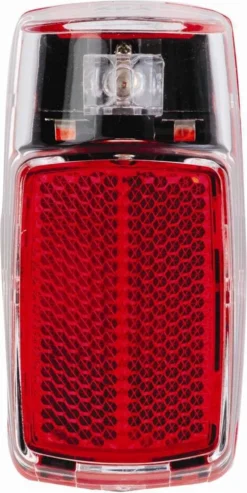 AXA Run Battery - Fiets Achterlicht - LED Fietsverlichting Op Batterij - Spatbord Montage – Rood