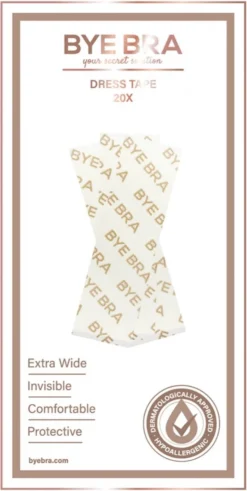 Bye Bra Jurktape, Modetape, Bh-Accessoire, 20-Pack -Merkloos Verkoop 604x1200