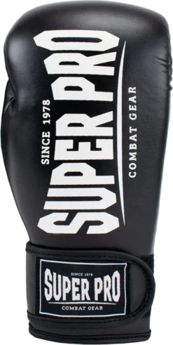 Super Pro Combat Gear Champ (kick)bokshandschoenen Zwart/Wit 12oz -Merkloos Verkoop 604x1200 6