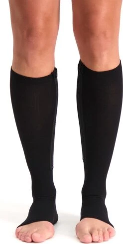 Steunkousen Met Rits Open Teen - Zwart - Per Paar 25 Steunkousen Met Rits Open Teen - Zwart - Per Paar -Merkloos Verkoop 605x1200