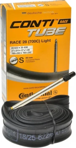 Continental Binnenband Race Light 28 Inch (18/25-622/630) Fv 80 Mm -Merkloos Verkoop 612x1200