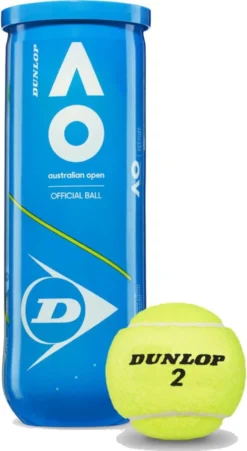 Dunlop - Australian Open Tennisballen - Geel - 3 Stuks -Merkloos Verkoop 657x1200