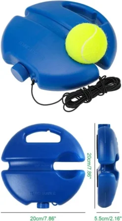 Multifunctionele Tennispaal Met Elastiek - Tennis Trainer - Swingball - Tennistrainer -Merkloos Verkoop 662x1200