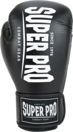 Super Pro Combat Gear Champ (kick)bokshandschoenen Zwart/Wit 12oz -Merkloos Verkoop 667x1200 3