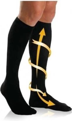 MyCare+ - Compressiesokken - Bloedcirculatie - Pijnpreventie - Ondersteunend - Duopack - Zwart - Maat 41-46 -Merkloos Verkoop 723x1200 2