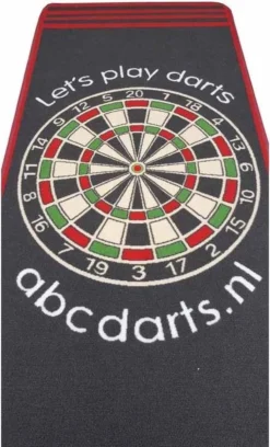 ABC Darts - Dartmat - Antracite Rood - 241 X 80 Cm 10 ABC Darts - Dartmat - Antracite Rood - 241 X 80 Cm -Merkloos Verkoop 726x1200 2