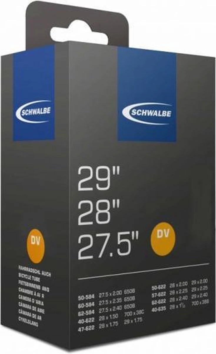Schwalbe Binnenband 27.5/29 X 1.50/2.40 (40/62-584/635) Dv 40 Mm 8 Schwalbe Binnenband 27.5/29 X 1.50/2.40 (40/62-584/635) Dv 40 Mm - Afbeelding 8
