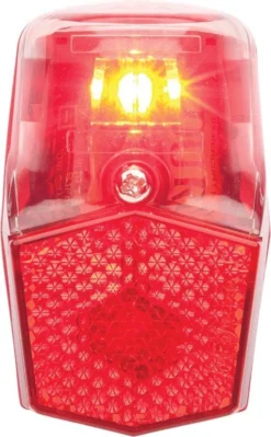 AXA Run Compact - Fiets Achterlicht - LED Fietsverlichting Op Batterij - Spatbord Montage – Rood