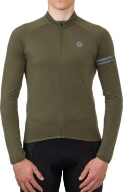 AGU Thermo Fietsshirt Lange Mouwen Essential Heren - Army Green - XL -Merkloos Verkoop 773x1200 2