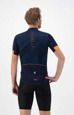 Rogelli Dusk Fietsshirt Heren Blauw/Oranje - Maat XL -Merkloos Verkoop 774x1200 2