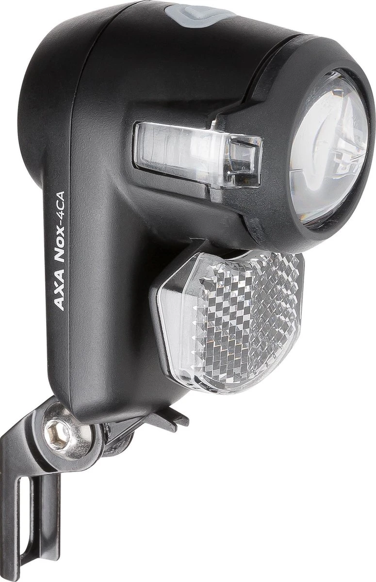 AXA Nox City 4 Lux - Fietslamp Voorlicht - LED Koplamp - Fietsverlichting Op Batterij - Auto/Off - Zwart 7 AXA Nox City 4 Lux - Fietslamp Voorlicht - LED Koplamp - Fietsverlichting Op Batterij - Auto/Off - Zwart - Afbeelding 7
