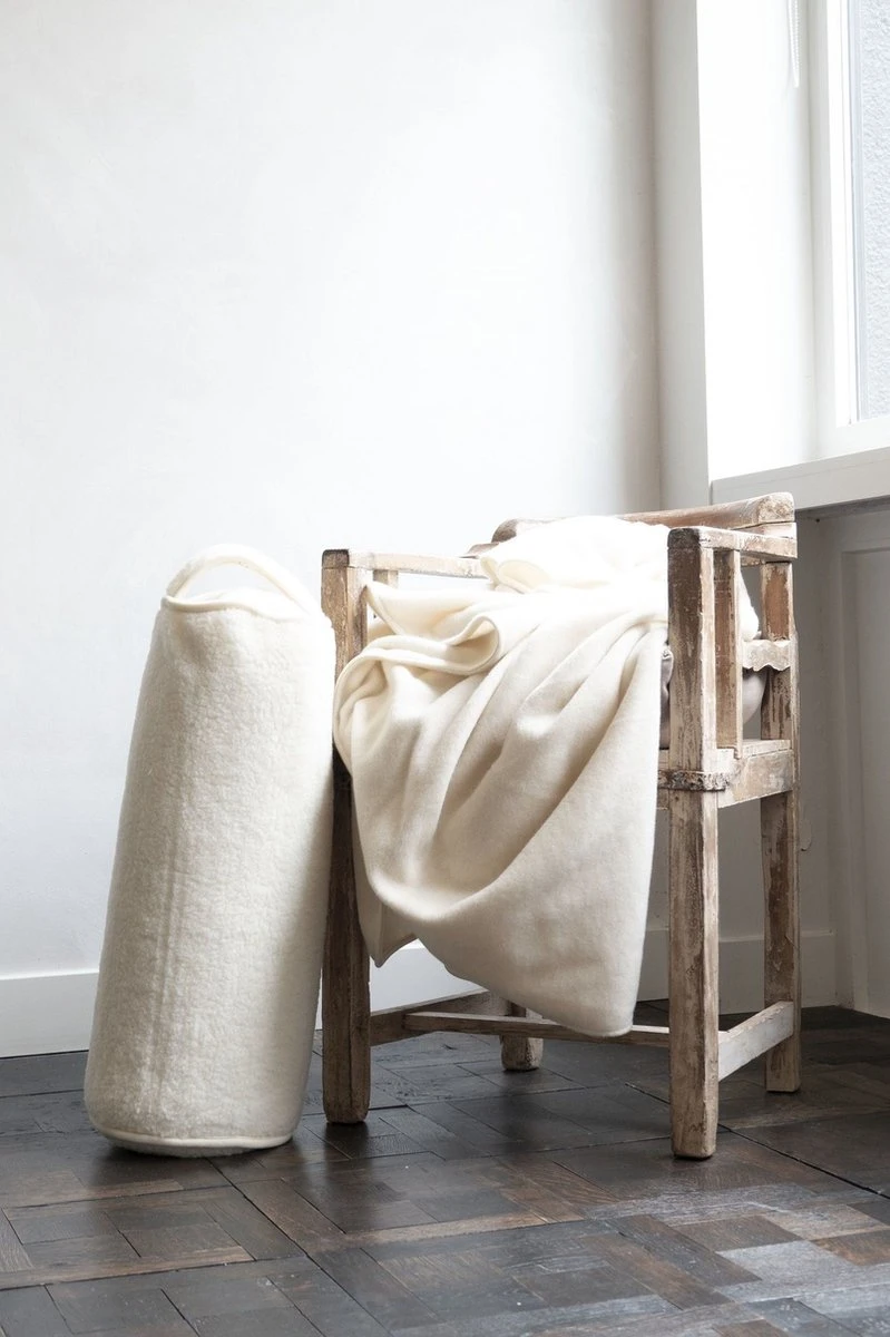 Yoga Bolster Merino Wol - Lotus 11 Yoga Bolster Merino Wol - Lotus - Afbeelding 11