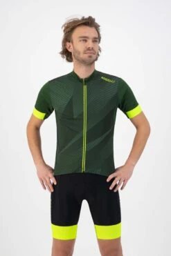 Rogelli Dusk - Fietsshirt Korte Mouwen - Heren - Maat XL - Groen, Fluor-Geel -Merkloos Verkoop 800x1200 58
