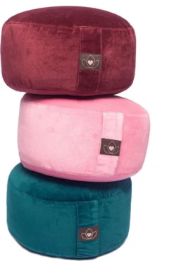 Meditatiekussen Velvet Eco Donkergroen Rond - Lotus | Yoga Kussen -Merkloos Verkoop 804x1200 4