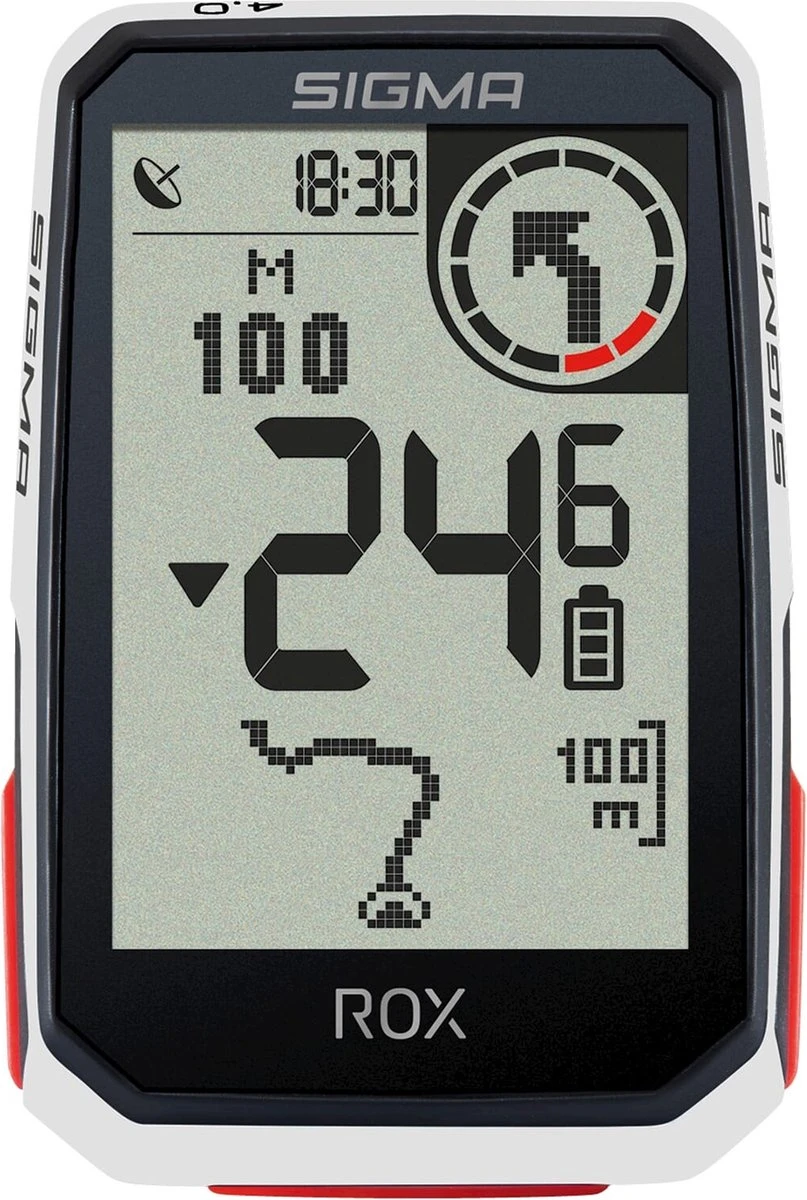 SIGMA SPORT GPS Fietscomputer Sigma ROX 4.0 GPS Met Standaard Stuurhouder - Wit 14 SIGMA SPORT GPS Fietscomputer Sigma ROX 4.0 GPS Met Standaard Stuurhouder - Wit - Afbeelding 14