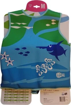 Beco Sealife – Zwemvest Kind – Drijfvest Voor Kinderen Van 18-30 Kg – Maat M - Blauw/Groen -Merkloos Verkoop 813x1200 1