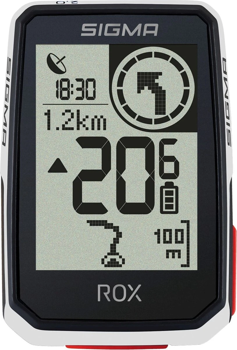 SIGMA SPORT GPS Fietscomputer Sigma ROX 2.0 GPS Met Standaard Stuurhouder - Wit 12 SIGMA SPORT GPS Fietscomputer Sigma ROX 2.0 GPS Met Standaard Stuurhouder - Wit - Afbeelding 12