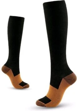 Compressiekousen 3 Paar - Steunkousen Vrouwen En Mannen - Compressie Sokken - Hardloopsokken - Sportsokken - Maat 36-41 S/M -Merkloos Verkoop 831x1200