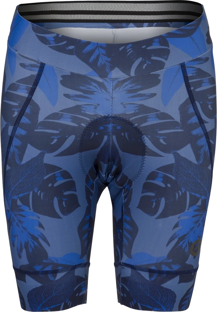 AGU Botanic Prime Fietsbroek Met Zeem Trend Dames - Blauw - S 1 AGU Botanic Prime Fietsbroek Met Zeem Trend Dames - Blauw - S